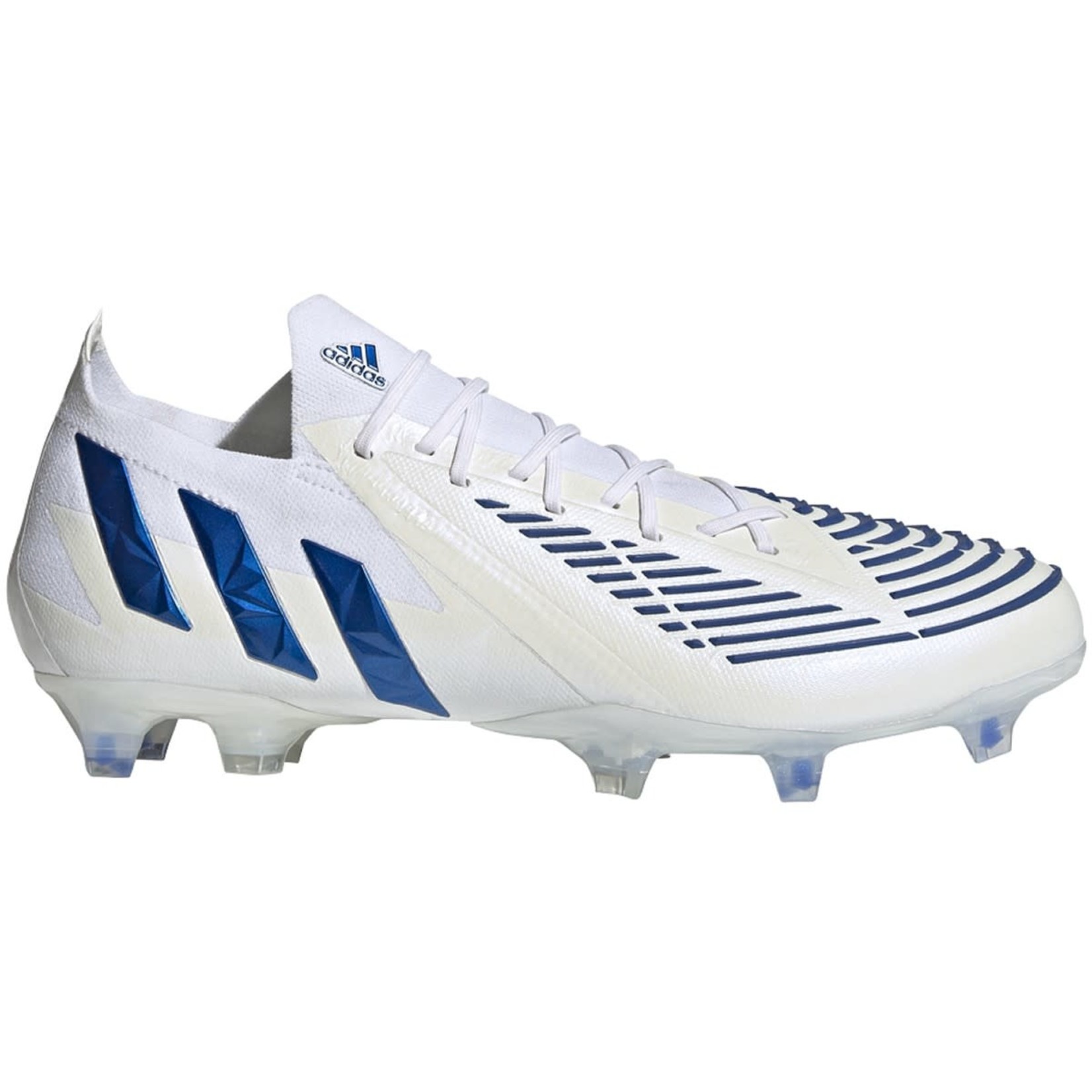 Adidas Predator 19.1 FG White Blue no Lace – soccerstory