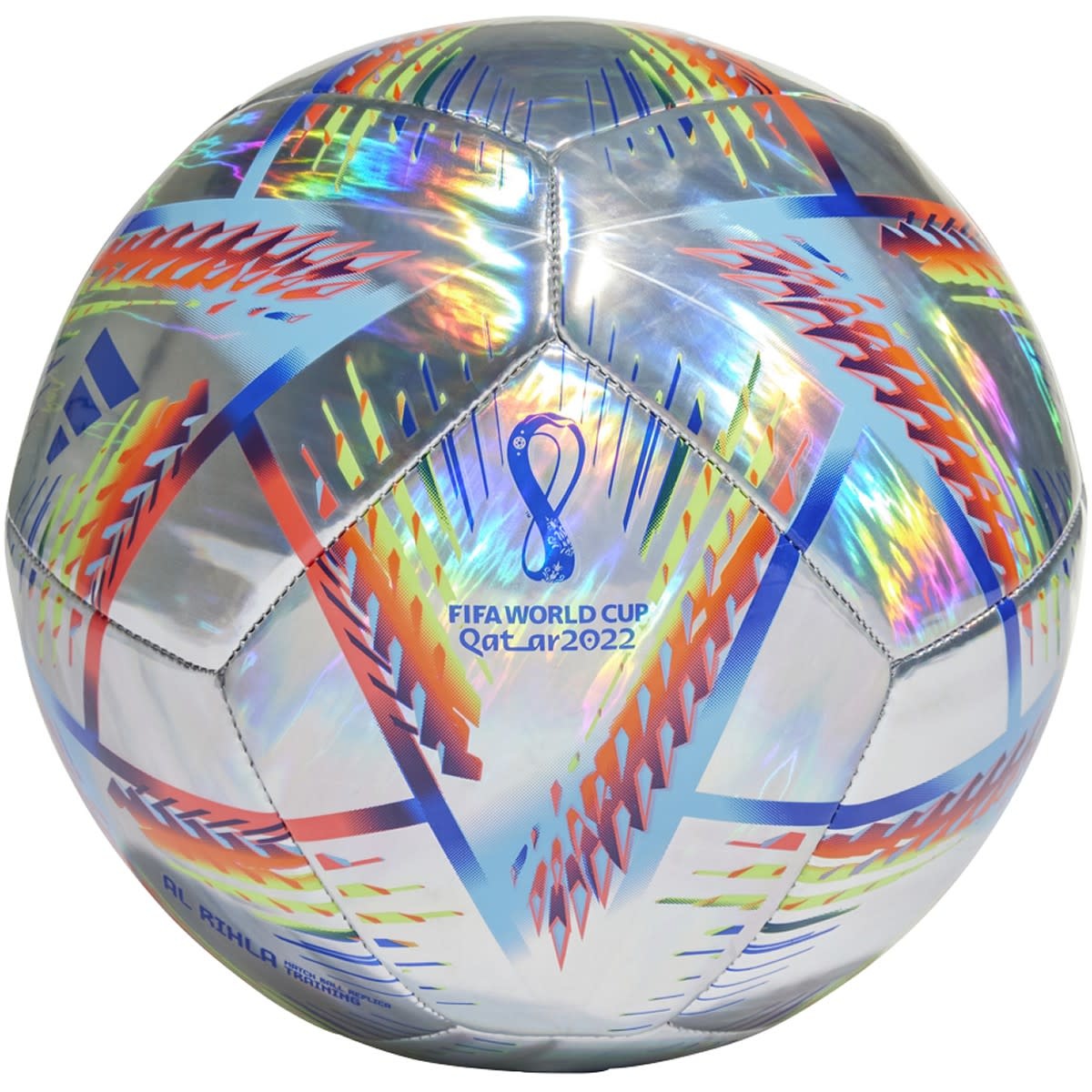 World Cup 2022 Al Rihla Training Hologram Foil Ball - SoccerWorld