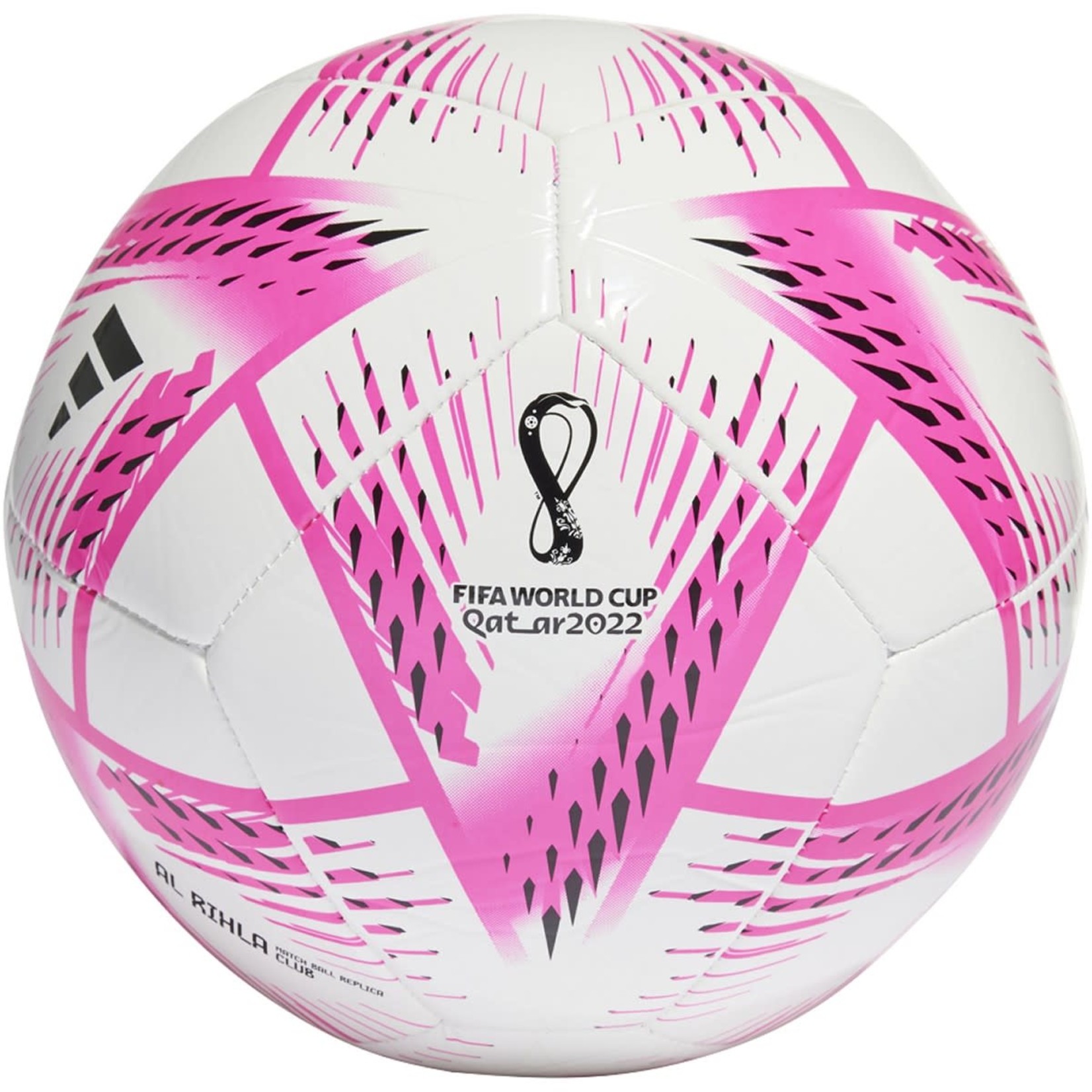 ADIDAS WORLD CUP 2022 AL RIHLA CLUB BALL (WHITE/PINK)