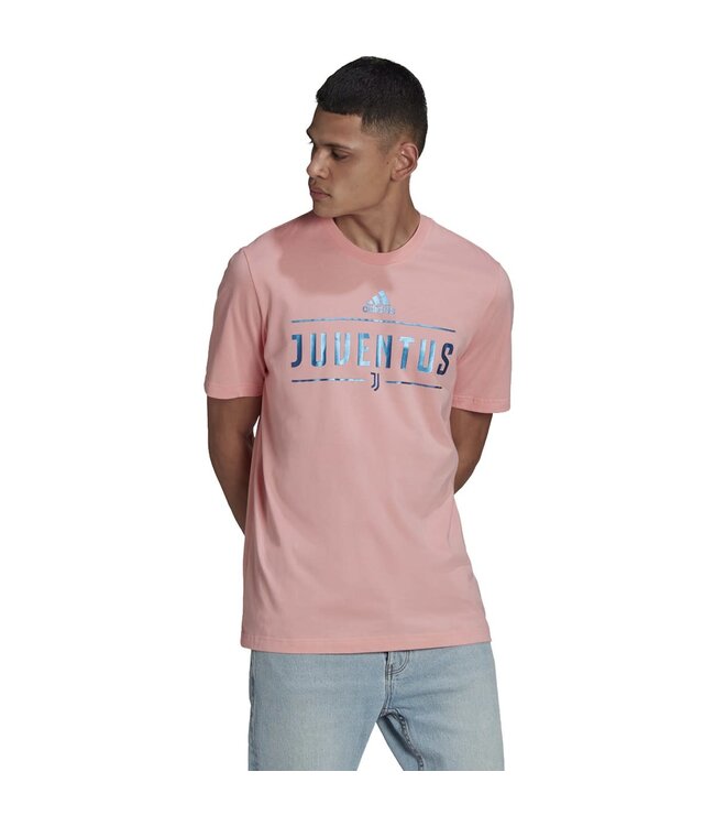 Adidas Juventus 21/22 Graphic Tee (Pink)