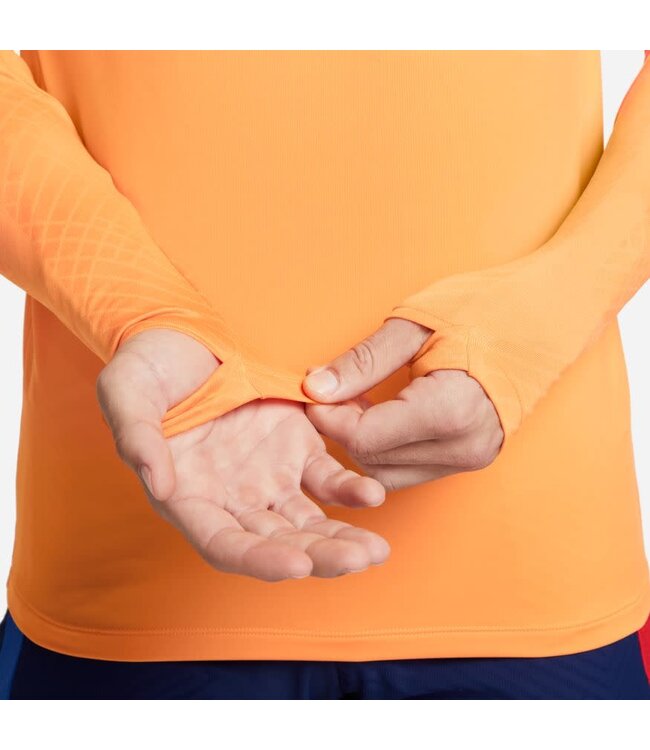 Nike FC Barcelona 21/22 Strike Drill Top 1/4 Zip (Orange/Blue)