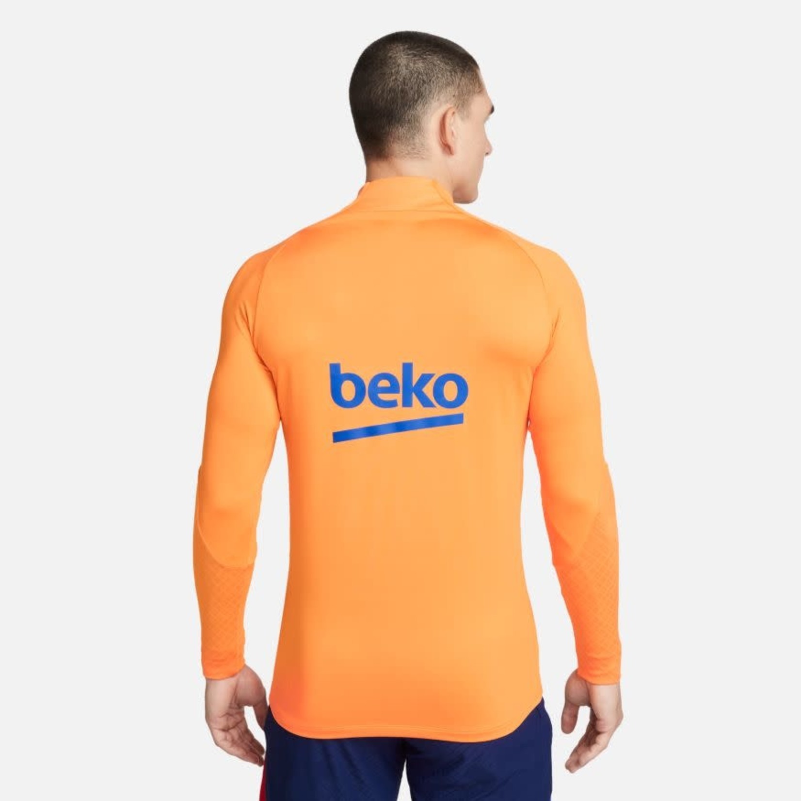 Nike 2021-2022 Barcelona Strike Training Shirt (Orange)