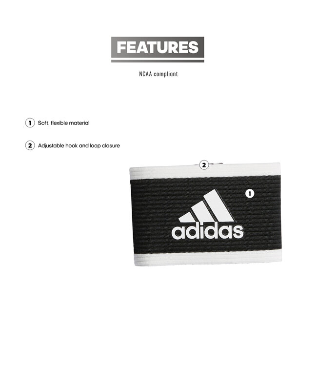 Adidas Captain Arm Band (Black/White)