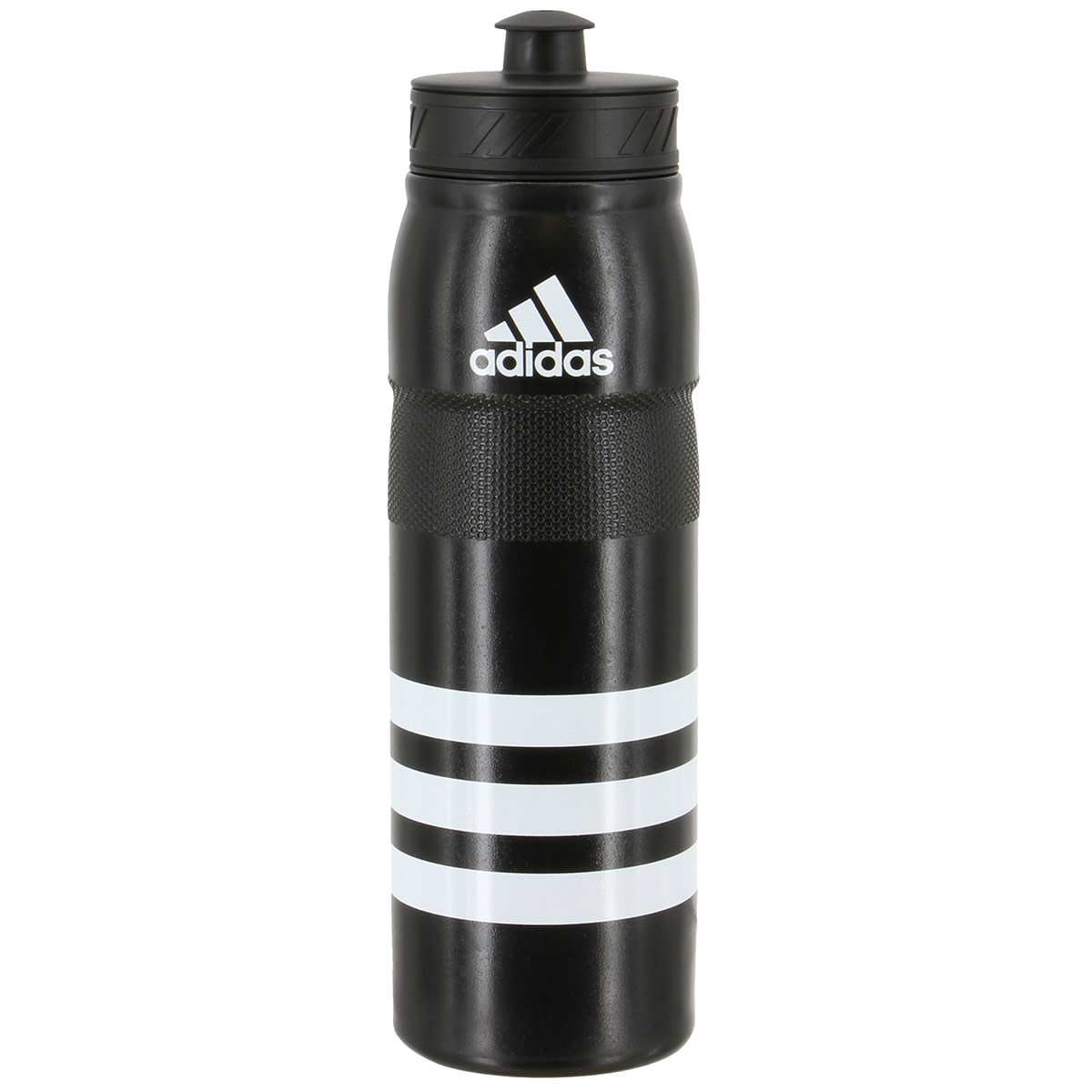 Adidas Stadium Plastic Water Bottle - White/Black