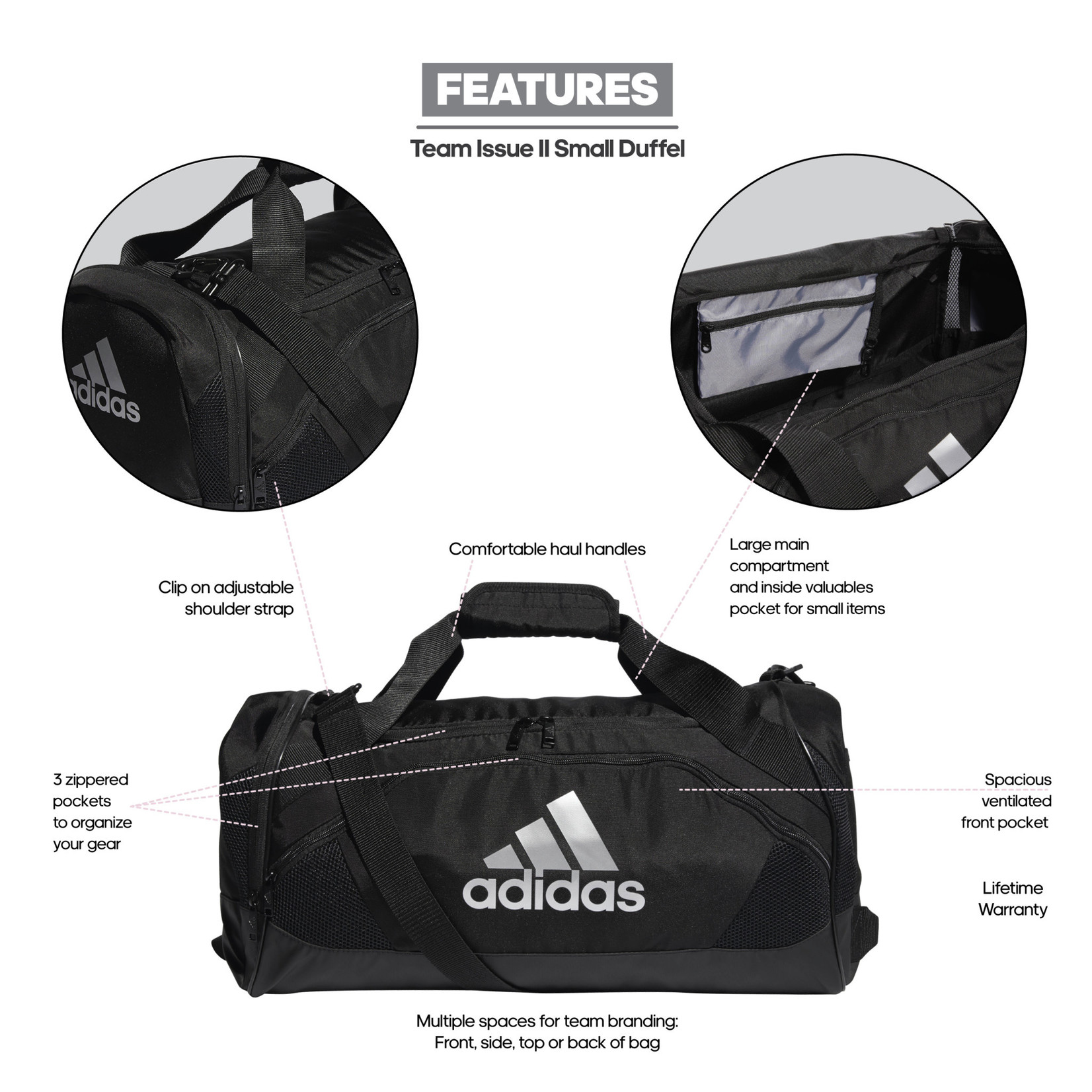 Adidas Team Issue Duffel Bag - - SoccerWorld