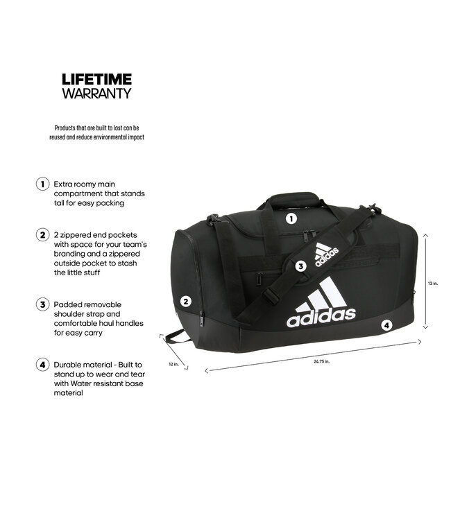 Adidas Defender IV Duffel Bag (Medium)
