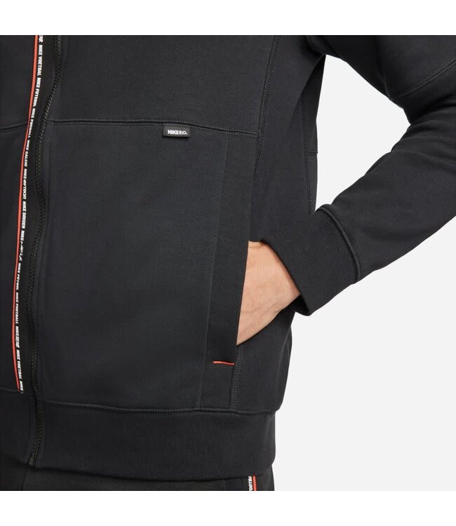 Nike "Nike FC" Tribuna Full Zip Hoodie (Black)