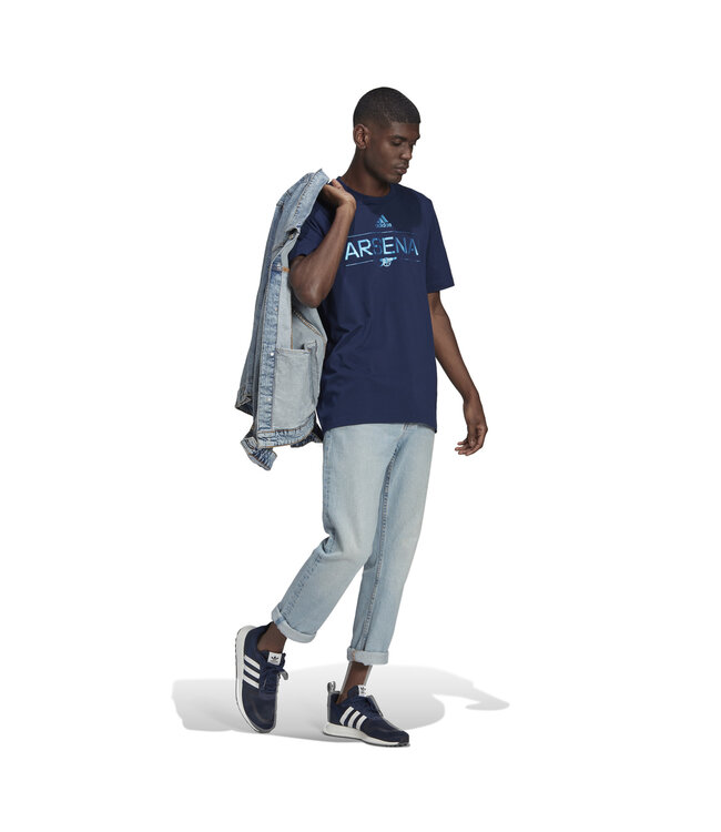 Adidas Arsenal 21/22 Graphic Tee (Navy)
