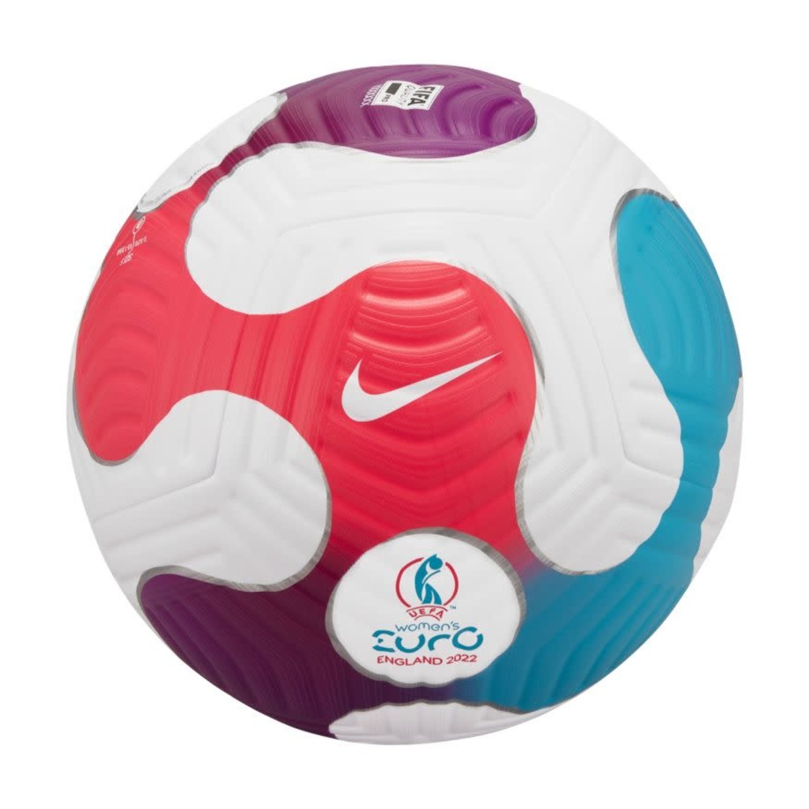 NIKE UEFA WOMEN'S EURO FLIGHT OFFICIAL MATCH BALL 2022 (WHITE/PINK/BLUE)