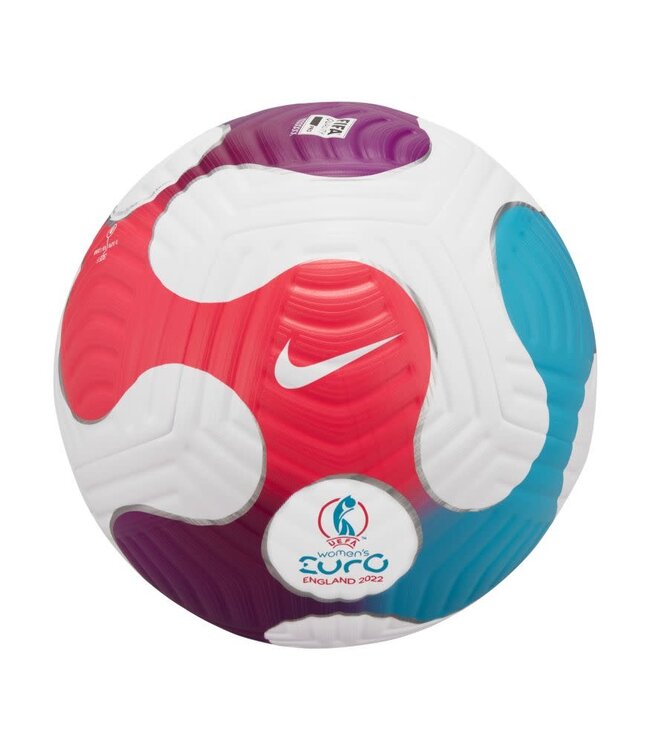 Nike UEFA Women's Euro Flight Official Match Ball 2022 (White/Pink/Blue)