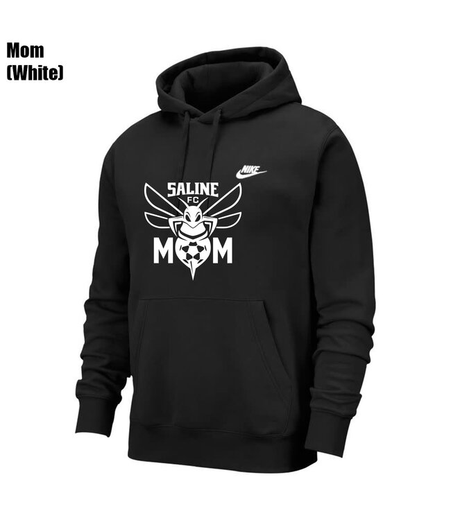 Nike Saline Sportswear Club Hoodie Fleece (Black)