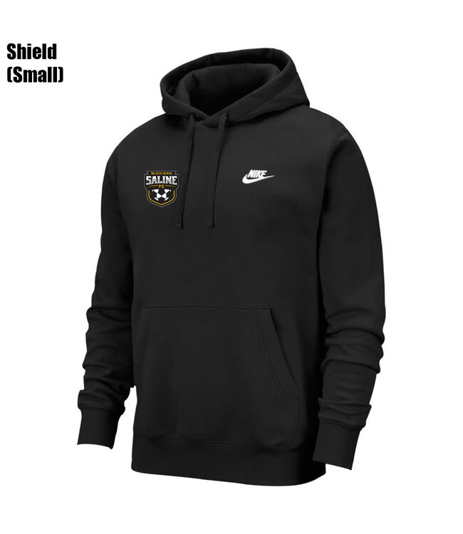 Nike Saline Sportswear Club Hoodie Fleece (Black)