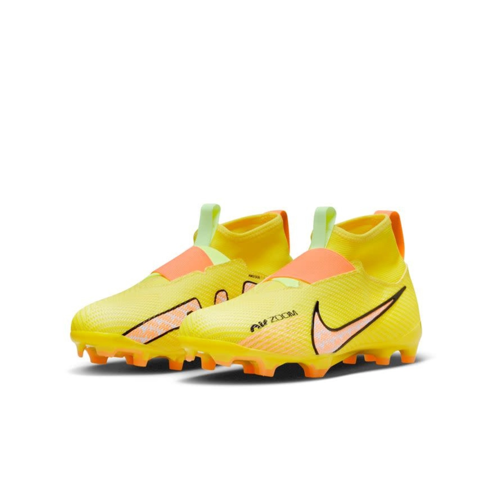 NIKE ZOOM MERCURIAL SUPERFLY 9 PRO FG JR (YELLOW)