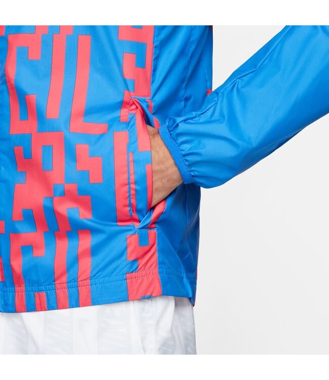 Nike FC Barcelona 22/23 AWF Jacket (Blue/Red)
