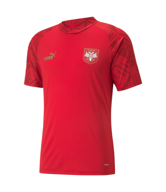 PUMA Serbia 2022 Prematch Jersey (Red)