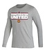 Adidas MANCHESTER UNITED 22/23 FRESH LS TEE (GRAY)