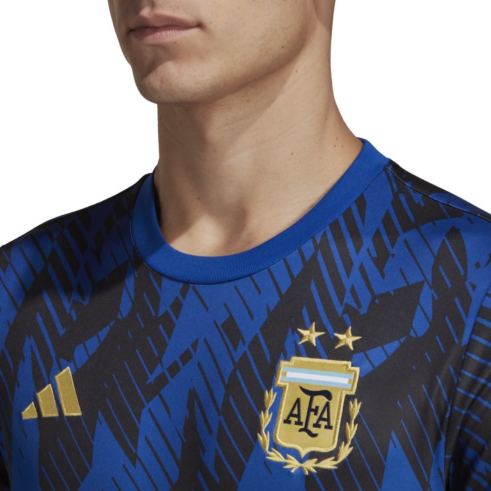 Player Version 2023 Argentina Pre-Match Navy Jersey - Kitsociety