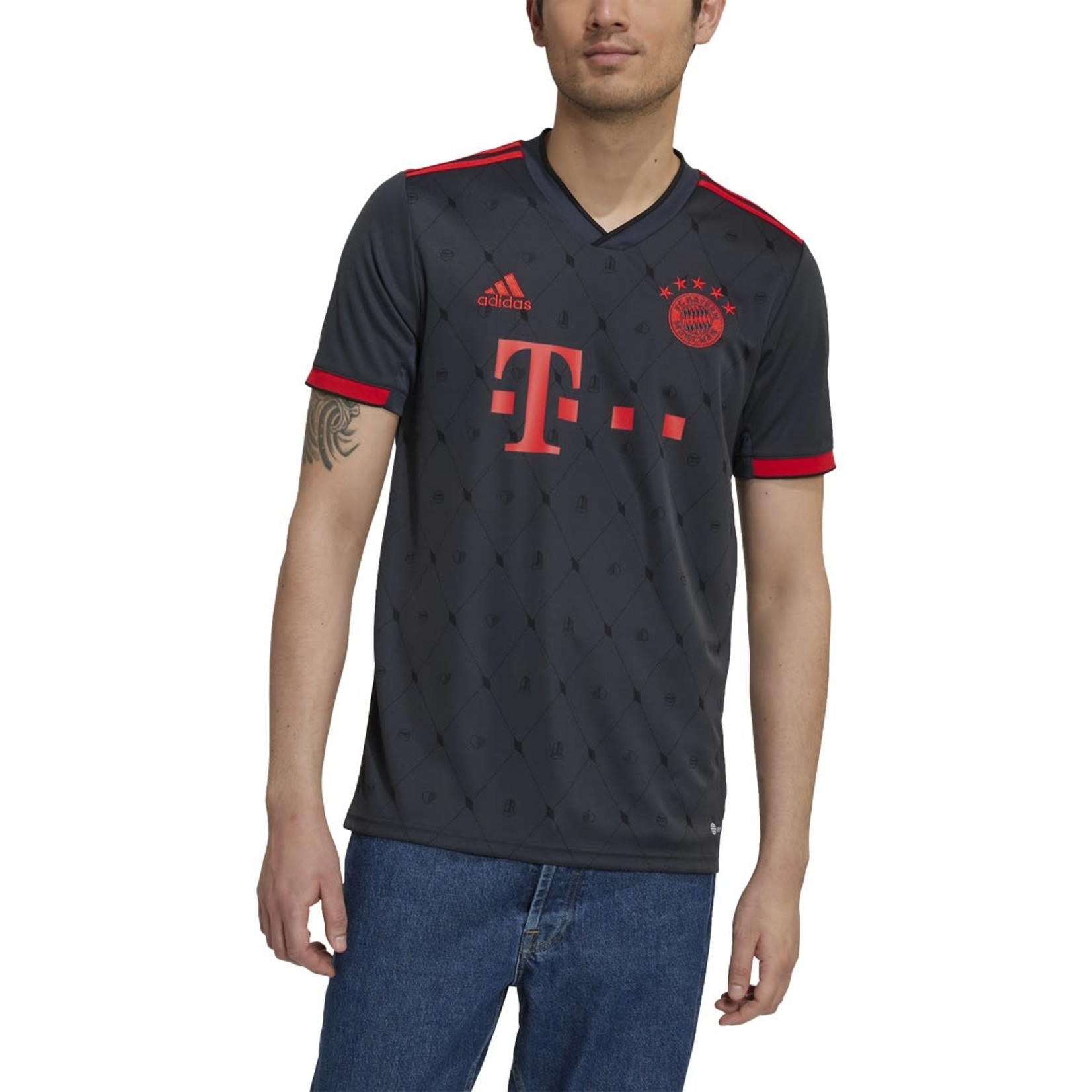 Adidas Bayern Munich 23/24 Away Shirt - Black / Medium