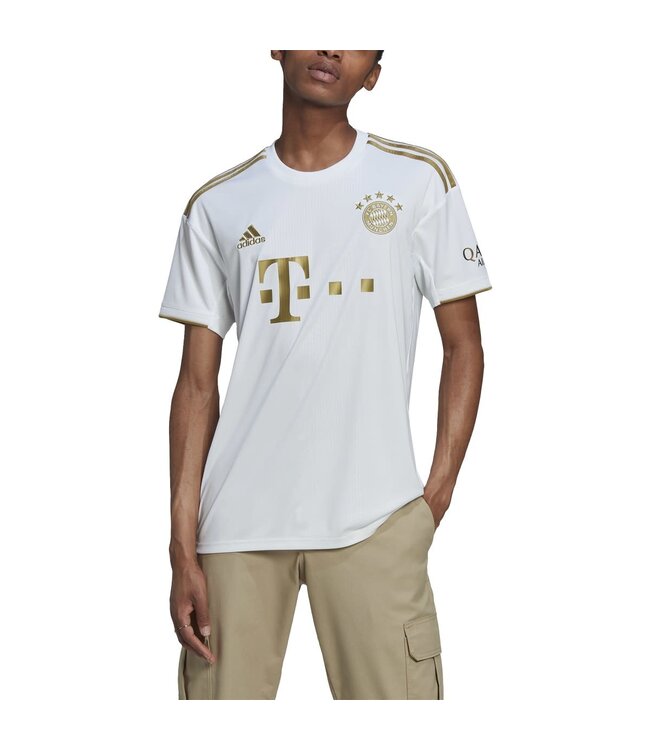 Adidas Bayern Munich 22/23 Away Jersey (White/Gold)
