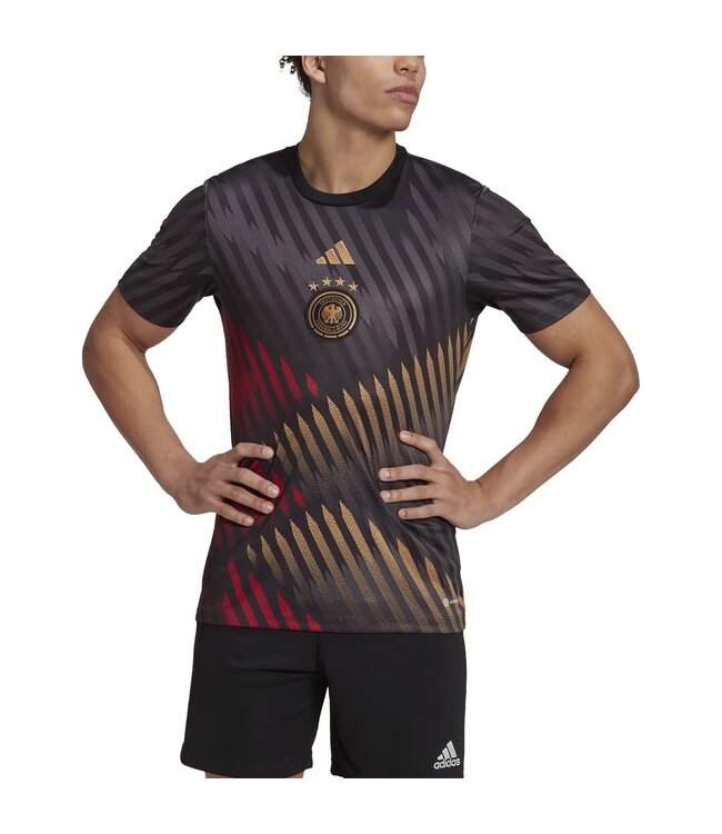 adidas Germany Pre-Match Shirt - Black 2022-2023