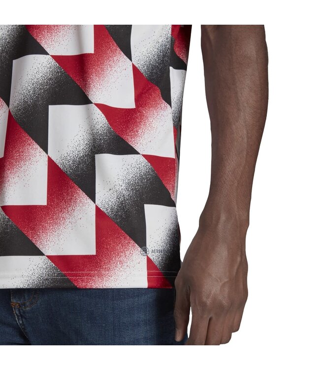 Adidas Manchester United 22/23 Prematch Jersey (White/Black/Red)