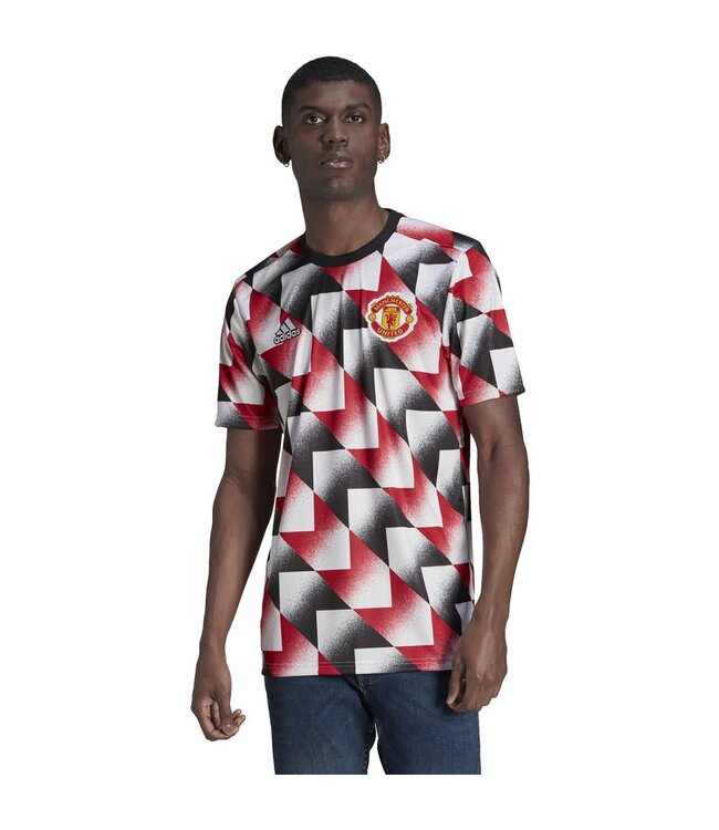 Adidas Manchester United 22/23 Prematch Jersey (White/Black/Red)
