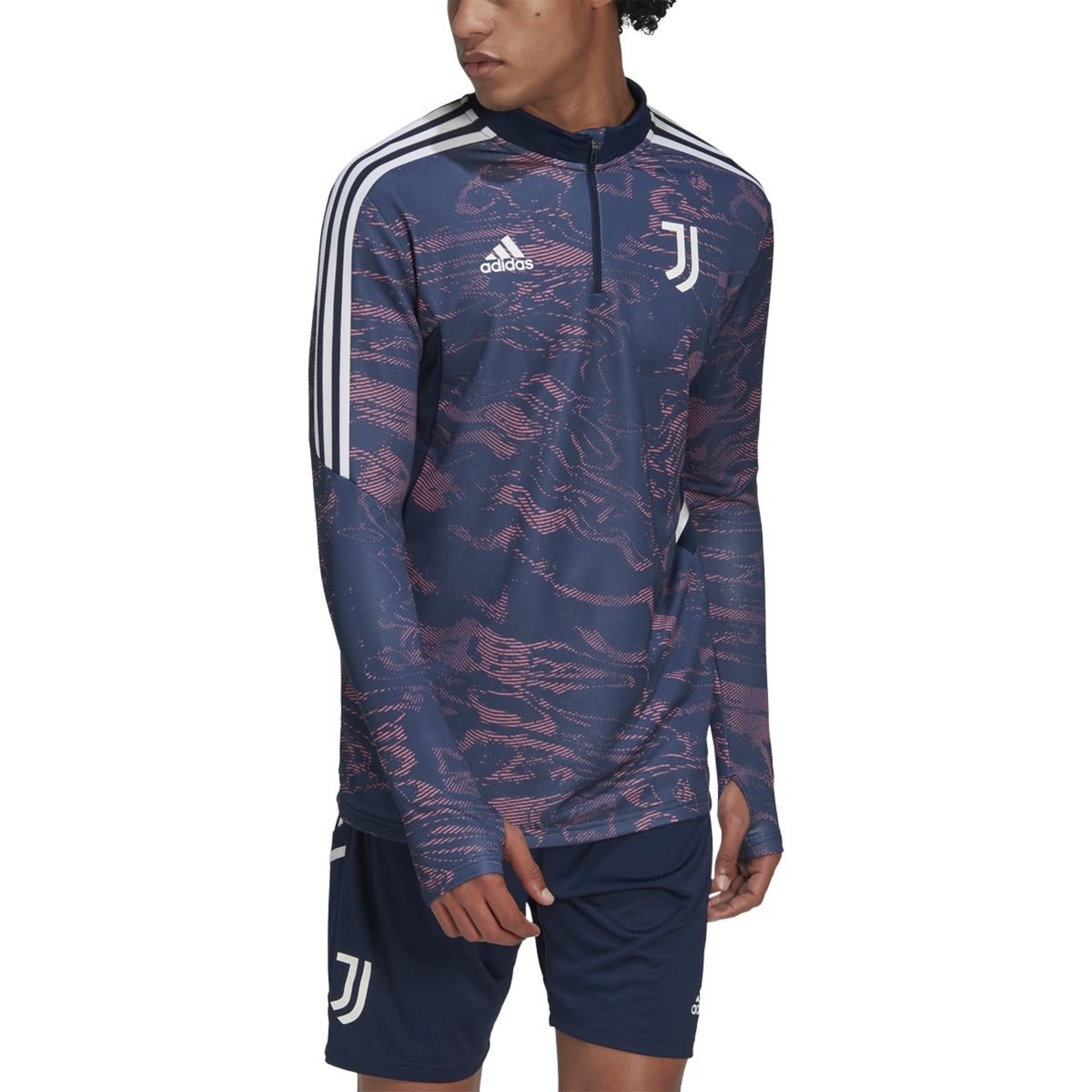 Men's Adidas Juventus Condivo 22 Training Jersey - Pink - Small