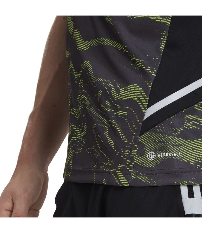 Adidas Manchester United 22/23 Condivo 22 Training Jersey (Black/Lime)