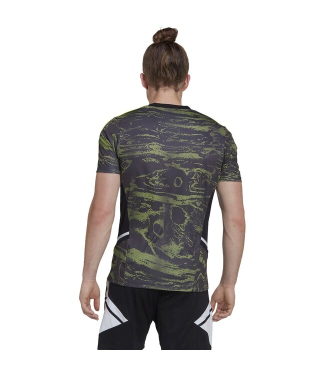 Adidas Manchester United 22/23 Condivo 22 Training Jersey (Black/Lime)