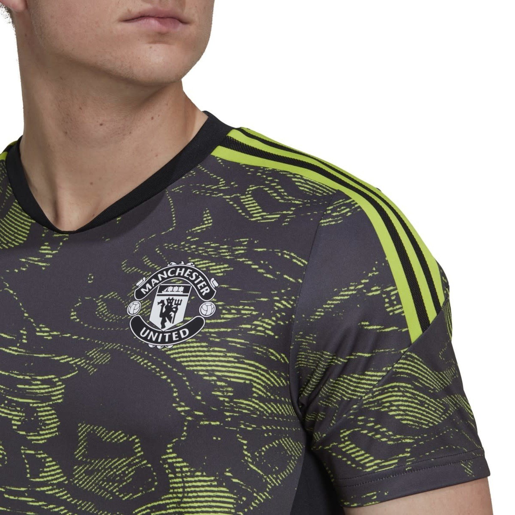 Adidas Manchester United Away Jersey 23 Women's, Green/White / L