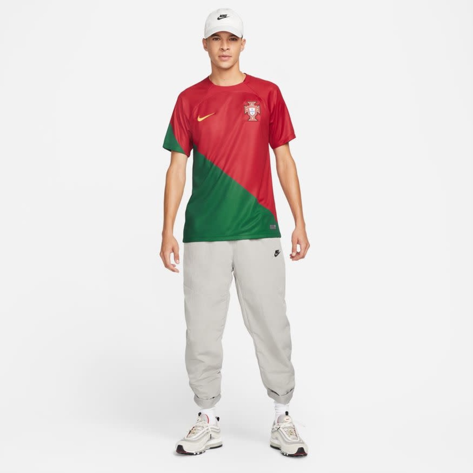 Portugal unveil World Cup shirt in diagonal red-green design