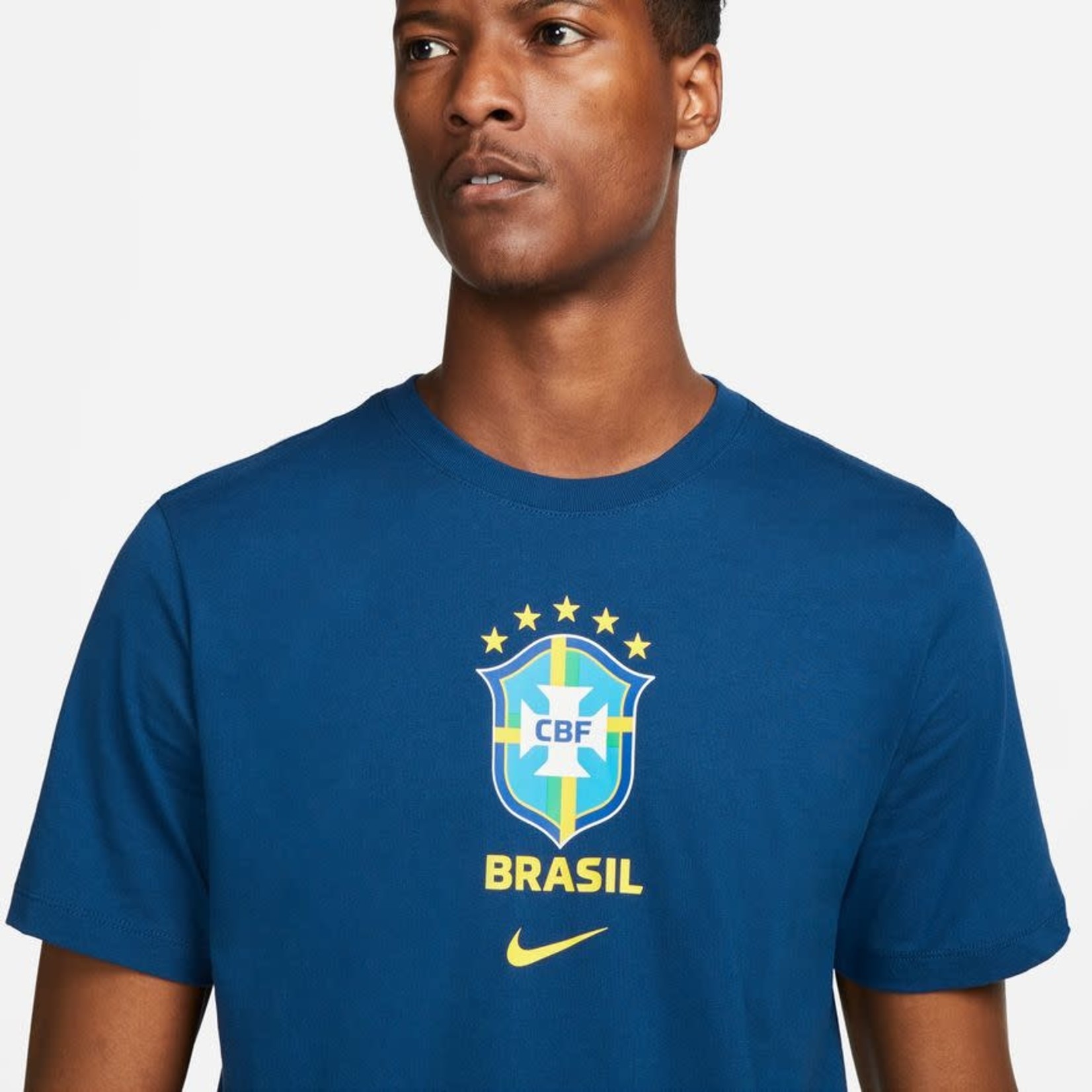 NIKE BRAZIL 2022 CREST TEE (BLUE)