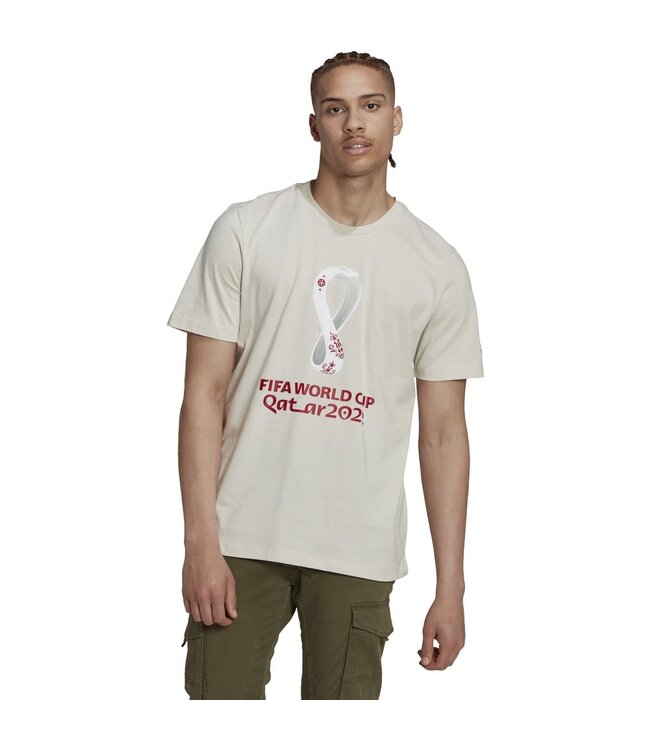 Adidas FIFA World Cup 2022 Graphic Tee (Talc)