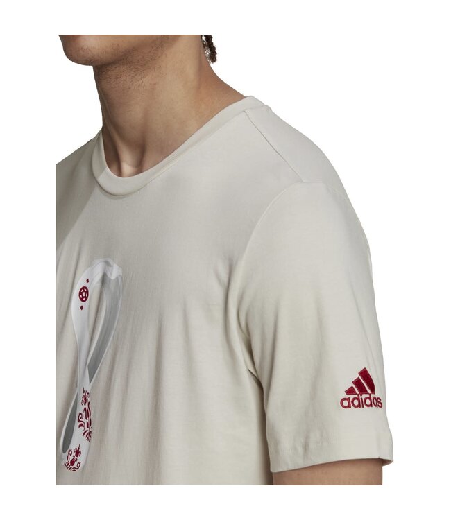 Adidas FIFA World Cup 2022 Graphic Tee (Talc)