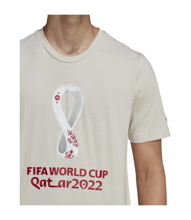 Adidas FIFA World Cup 2022 Graphic Tee (Talc)