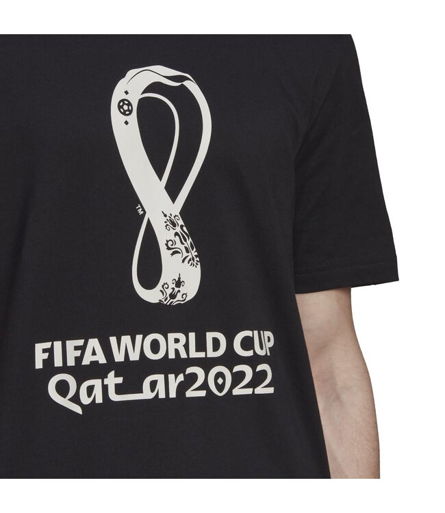 Adidas FIFA World Cup 2022 Graphic Tee (Black)