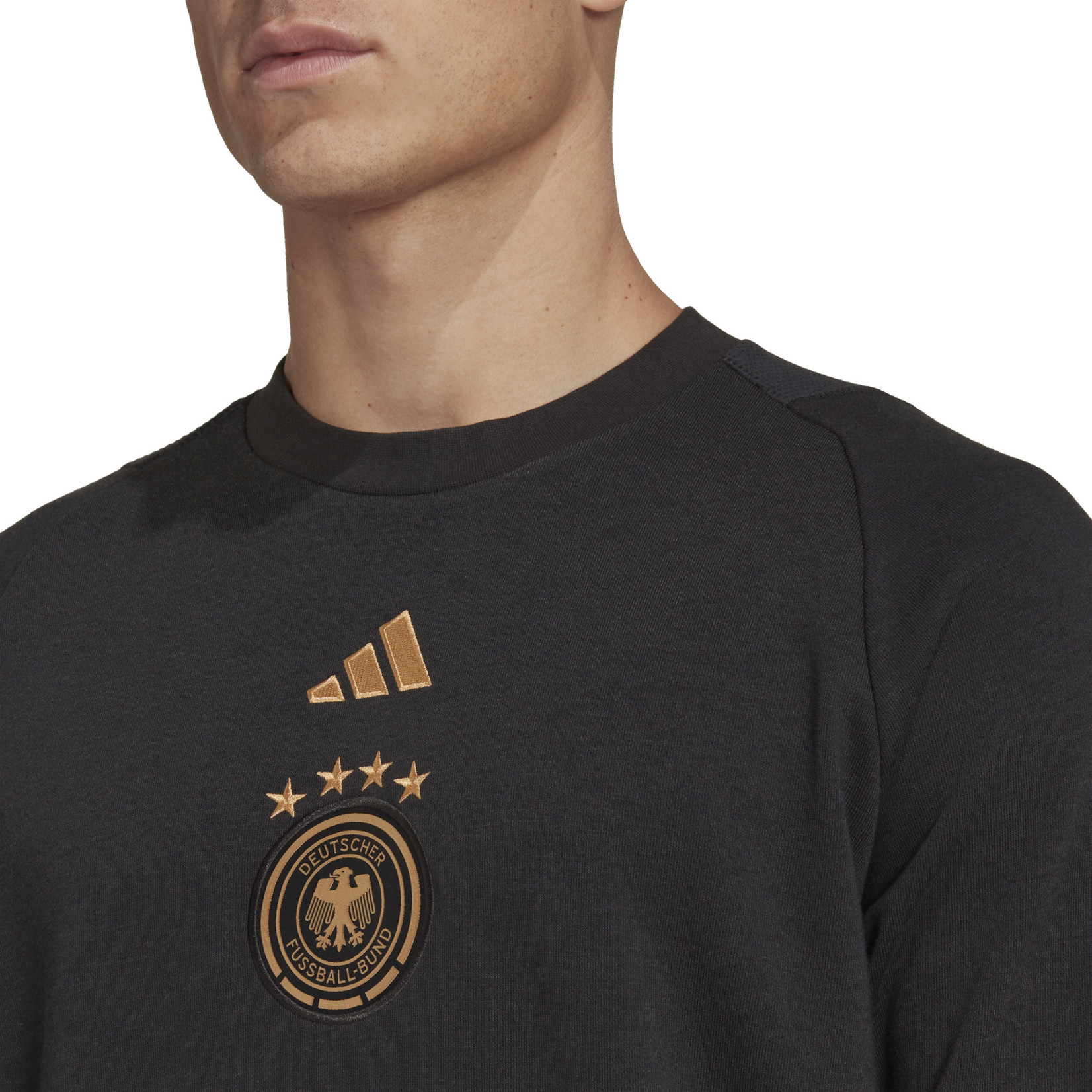 adidas Football Germany World Cup 2022 pre-match t-shirt in black