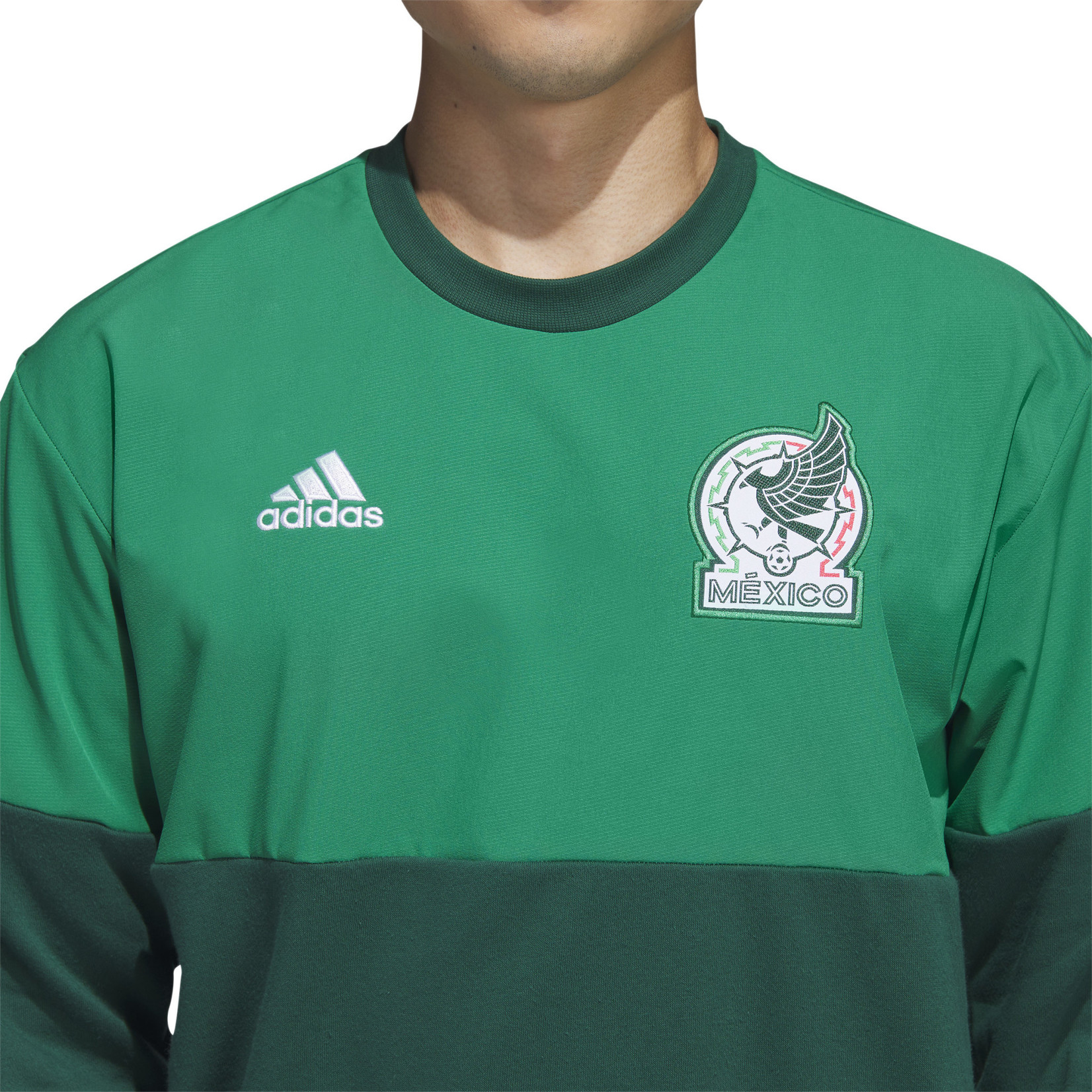 Adidas Men's Mexico 2022 Tiro Training Jersey - Vivid Green, L