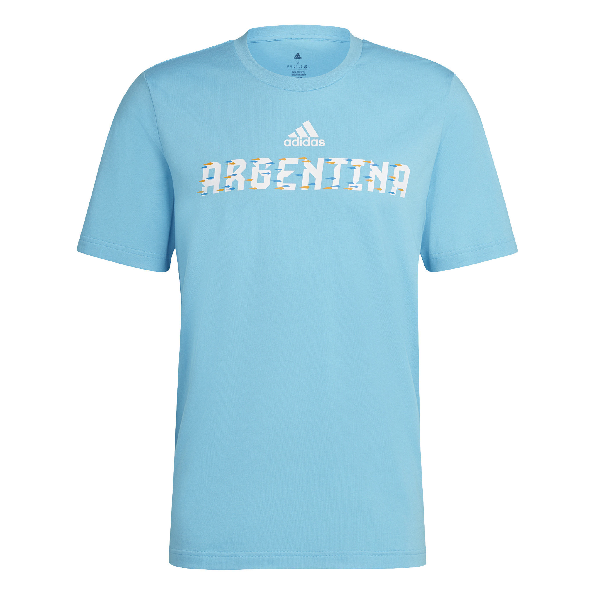 adidas Fifa World Cup 2022 Colombia Mens Short Sleeve Shirt Blue