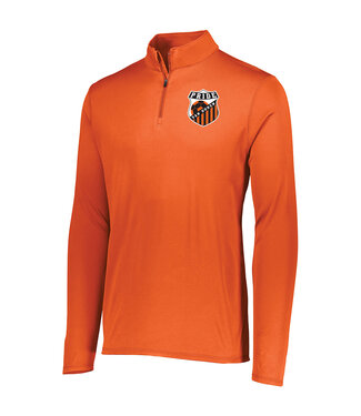 VAN BUREN ATTAIN WICKING 1/4 ZIP PULLOVER (ORANGE)