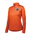 VAN BUREN WOMEN'S ATTAIN WICKING 1/4 ZIP PULLOVER (ORANGE)