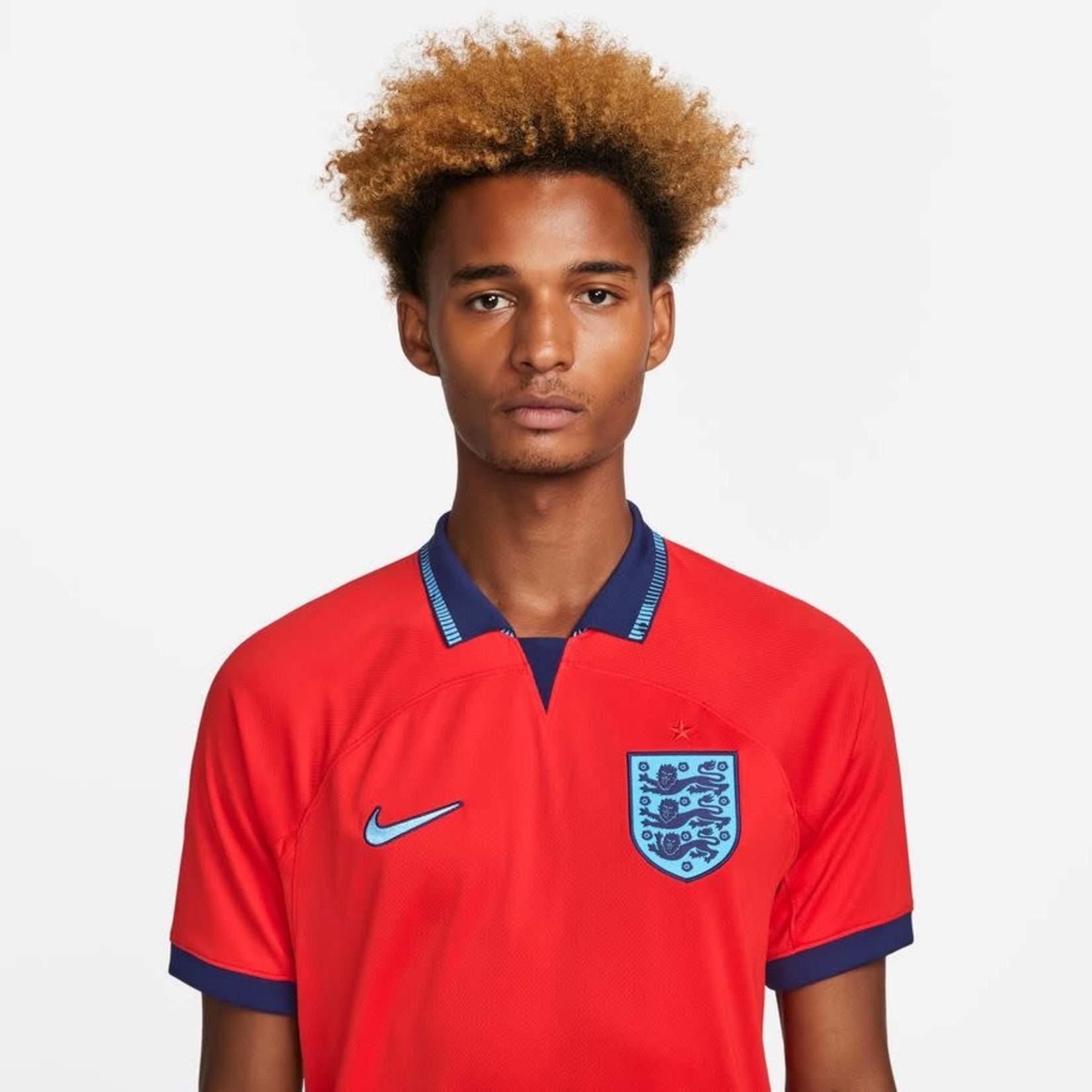 Nike Football World Cup 2022 England unisex away jersey in red