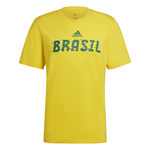 ADIDAS BRAZIL 2022 WORLD CUP TEE (YELLOW)