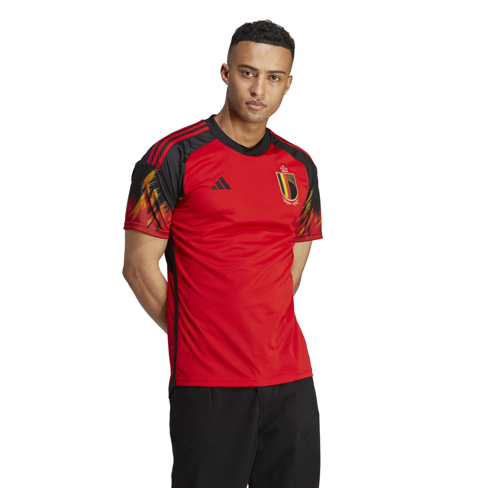 : adidas 2020-21 Spain Home Jersey - Red-Yellow S : Clothing,  Shoes & Jewelry