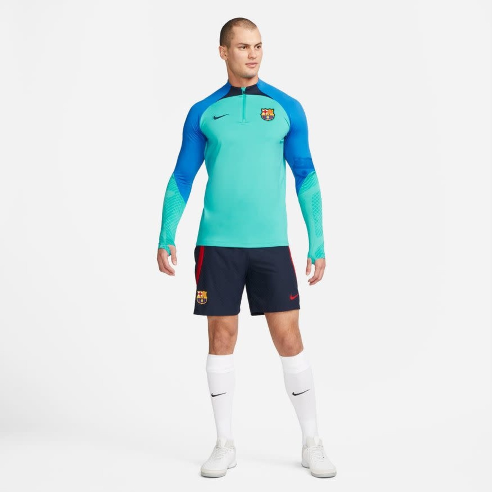 FC Barcelona 22/23 Strike Zip Top - SoccerWorld