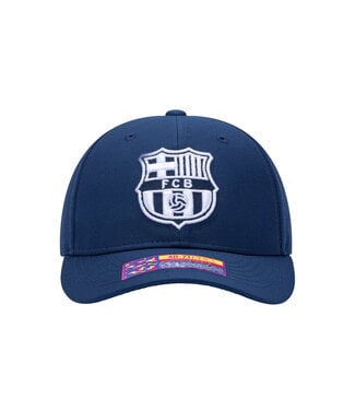 Fan Ink FC BARCELONA HIT ADJUSTABLE HAT (NAVY)
