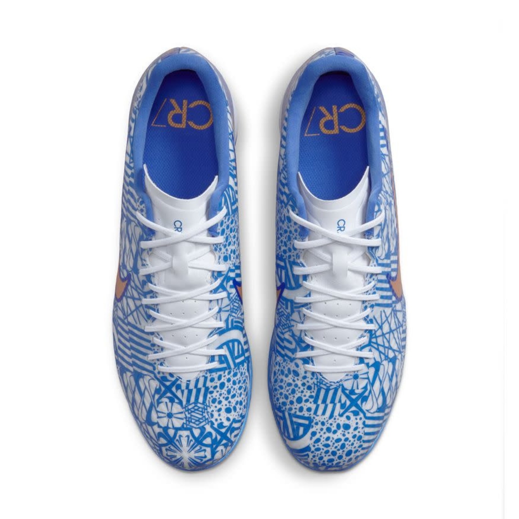 Nike Zoom Vapor 15 Academy TF - White/Blue