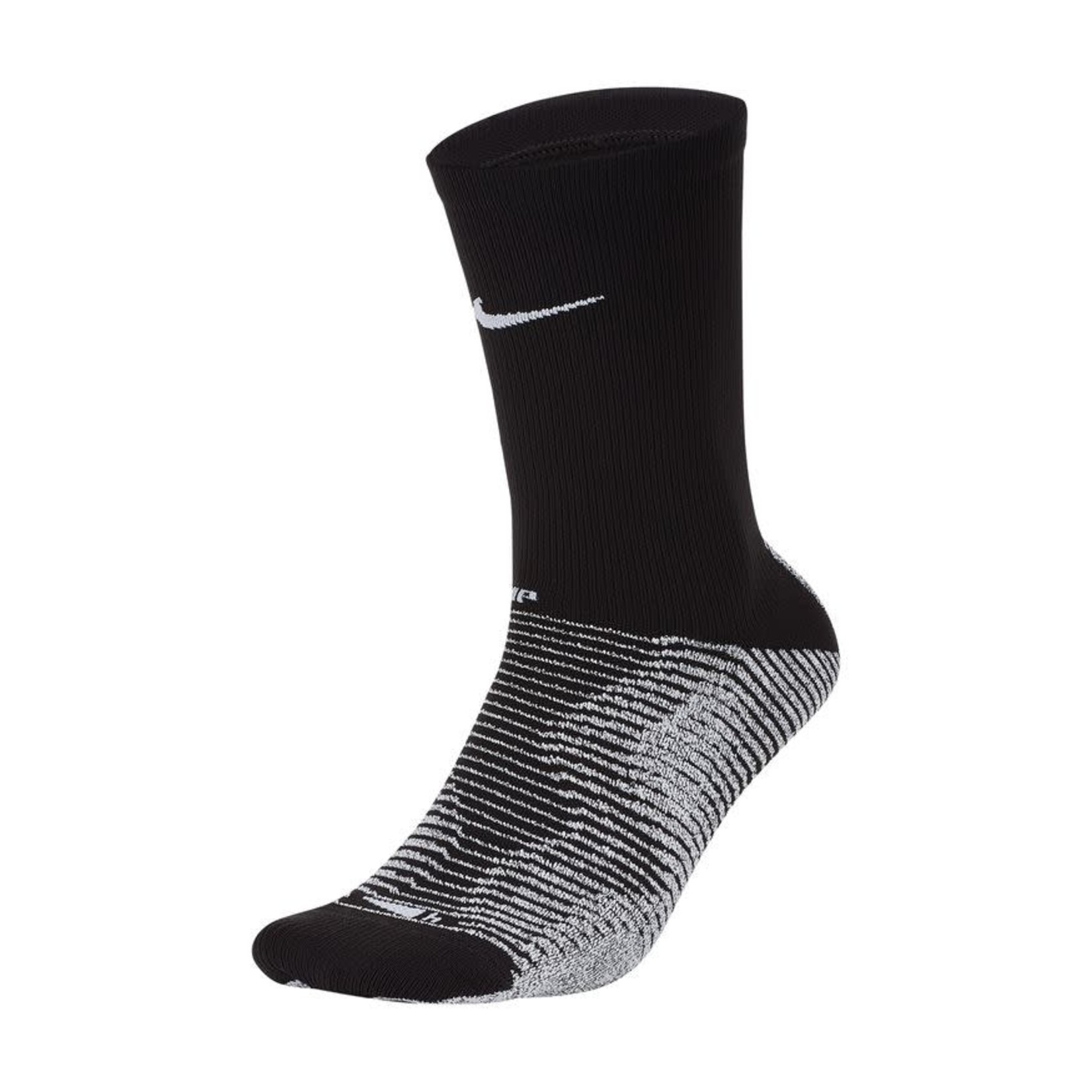 NikeGrip Strike Light Team Soccer Socks - Black/White - SoccerPro