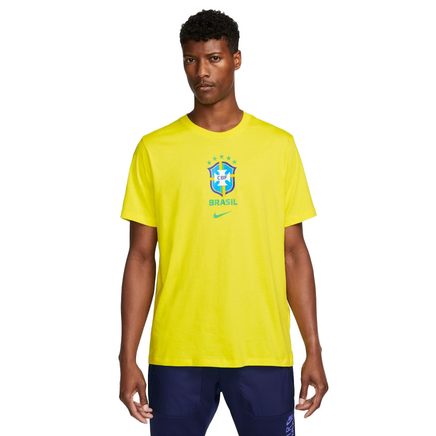 Nike Brazil 2022 Crest Tee - SoccerWorld