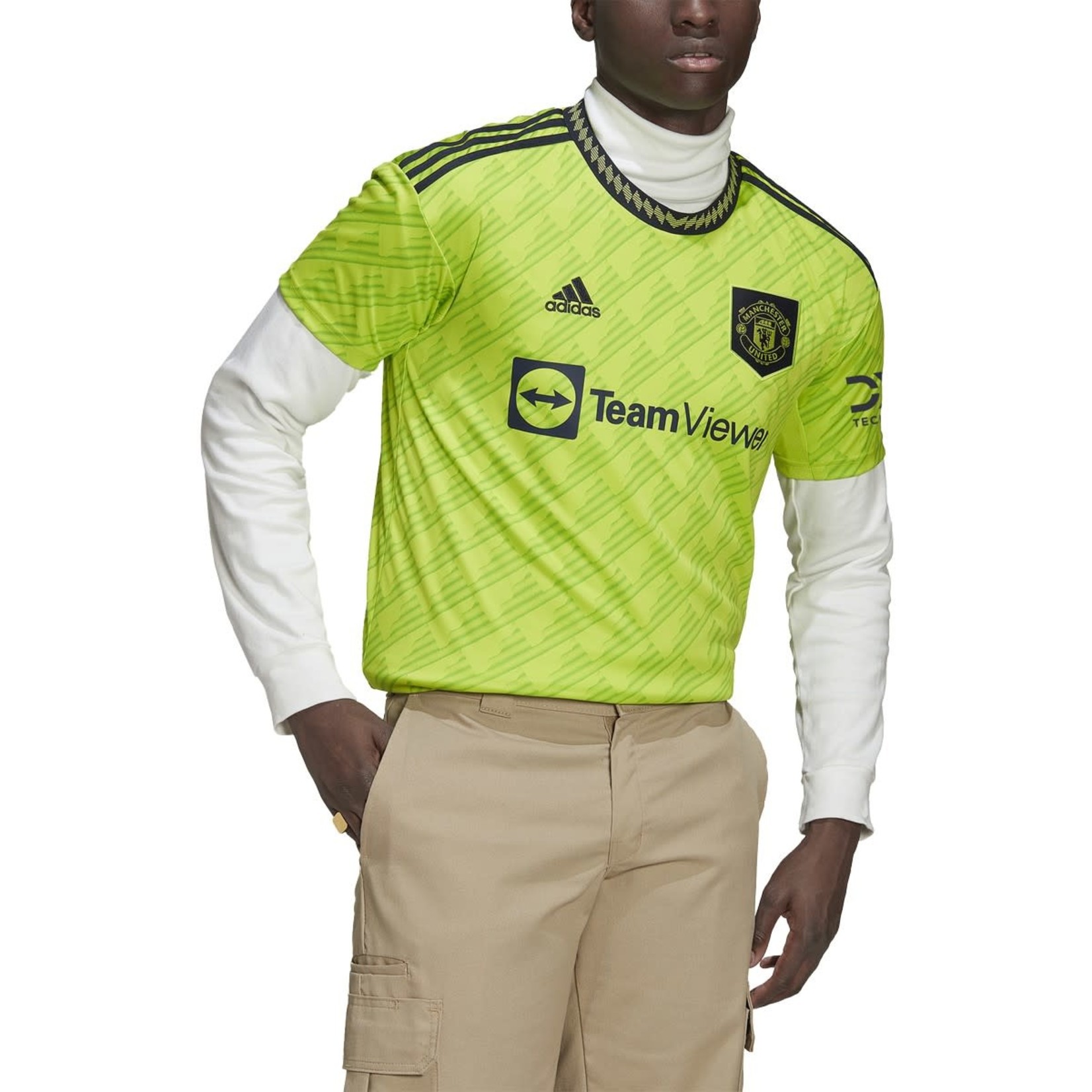 adidas Adult Manchester United 22/23 Third Jersey - Green